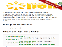 Tablet Screenshot of opensmpp.org